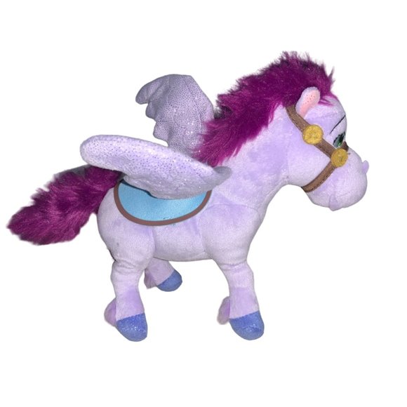 Disney Junior Sofia The First Minimus Purple Pegasus Pony Plush 8” Stuffed Toy - Picture 1 of 12